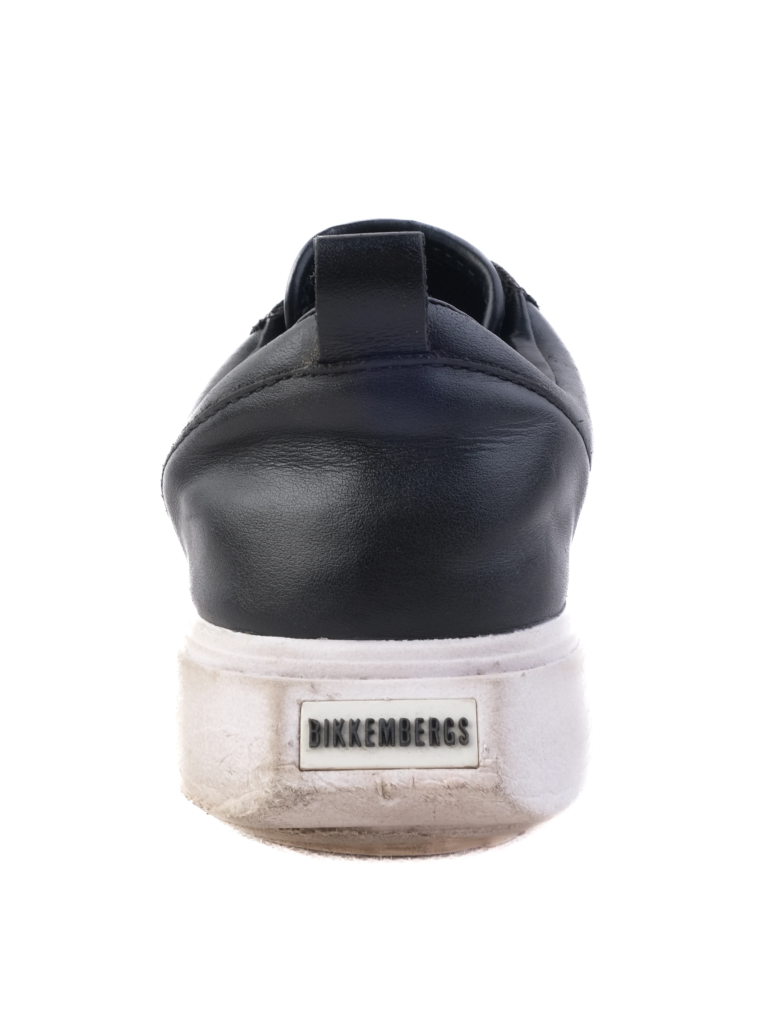 Bikkembergs Black Leather Canvas Sneakers — 2