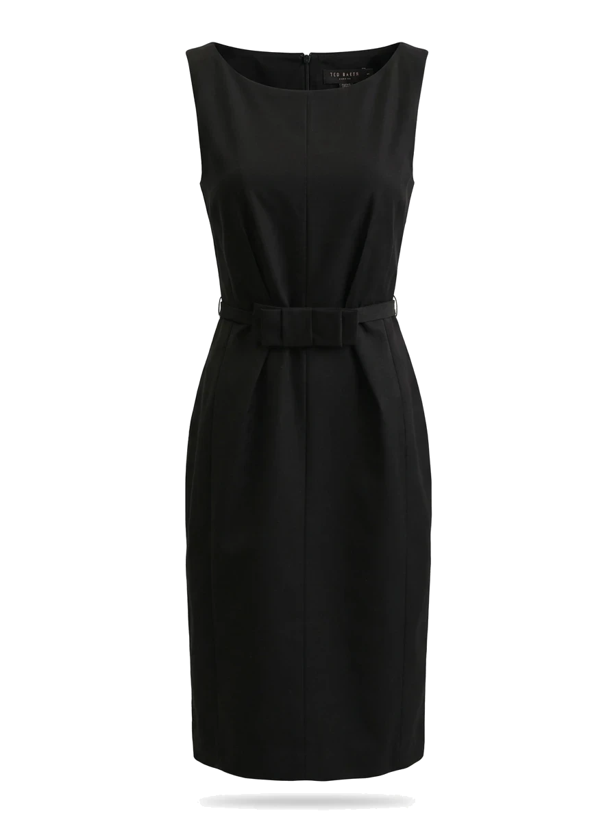 Ted Baker Black Cotton Dress — photo 1