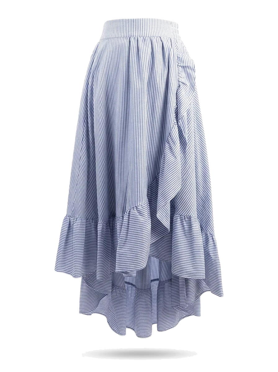 Maje Cotton Maxi Skirt — 1