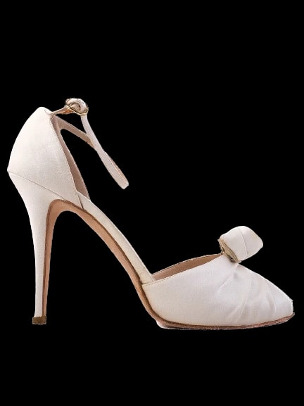 Max Mara White Leather Sandals — 1