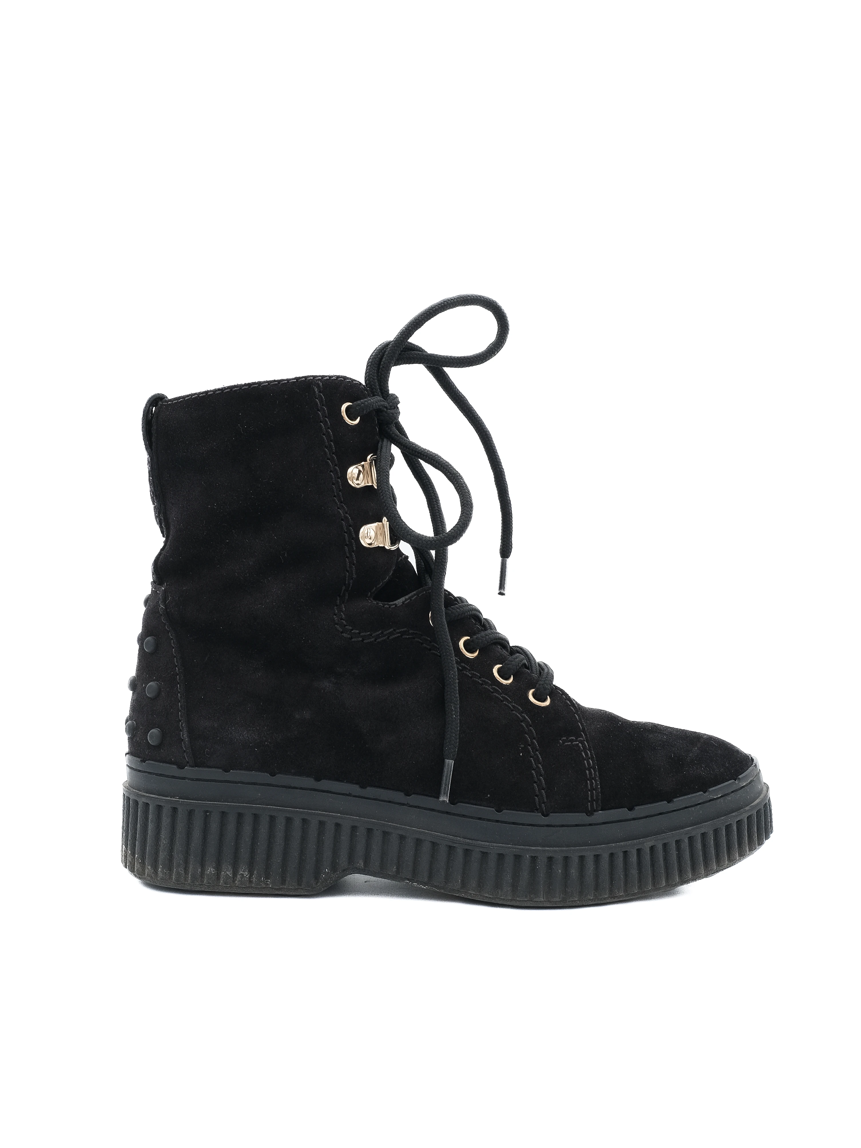 Tod's Black Genuine suede Ankle Boots — 3