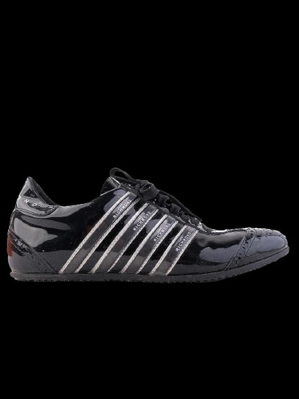 Richmond Black Leather Sneakers — 1