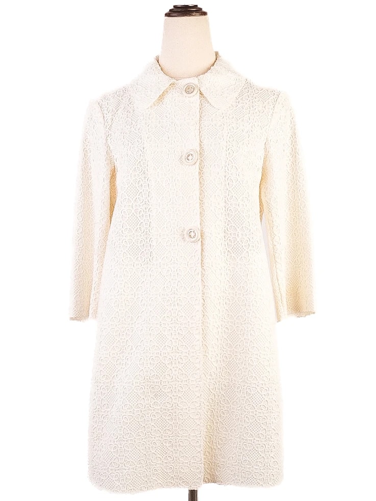 Ermanno Scervino White Cotton Coat — 2