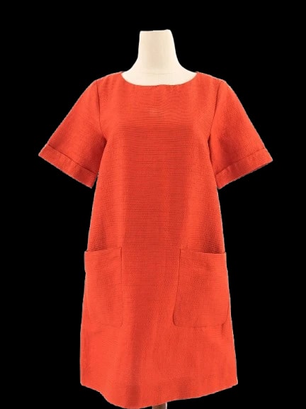 Max Mara Red Cotton Casual Dress — 2