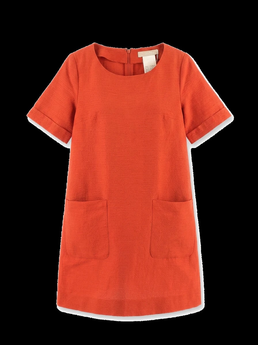 Max Mara Red Cotton Casual Dress — 1