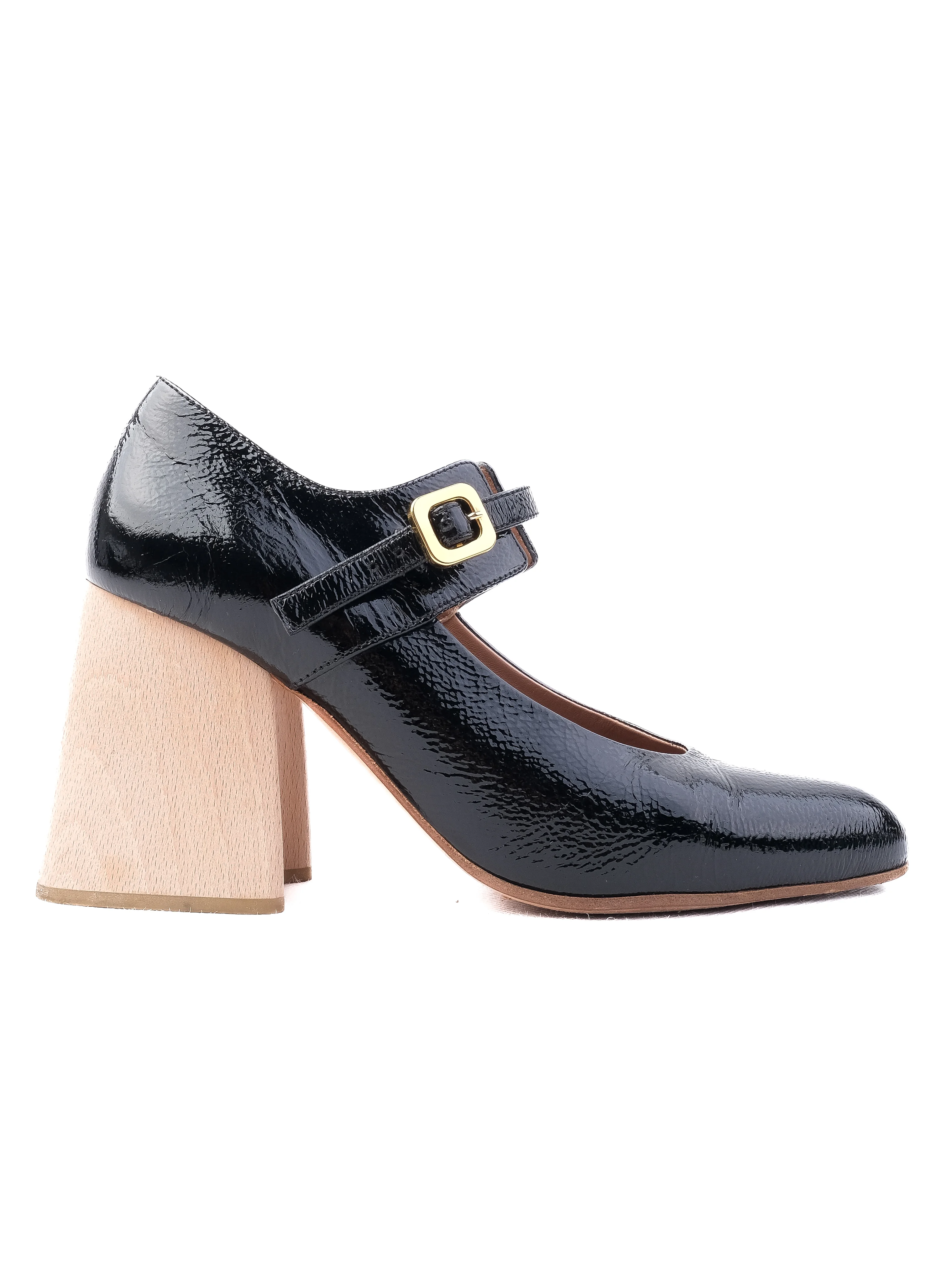 Marni Black Leather High Heel Pumps — 2