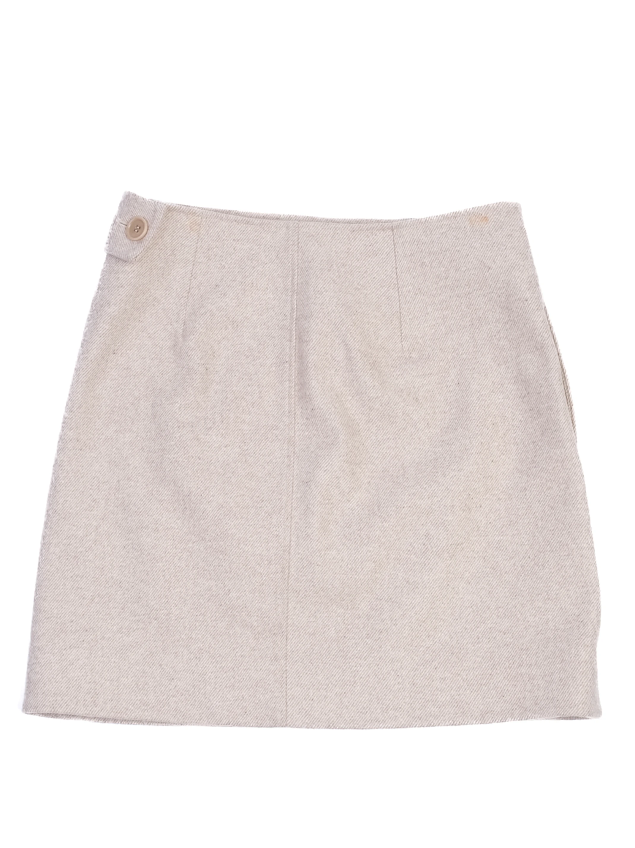 Cos White Wool Designer Piece — 2