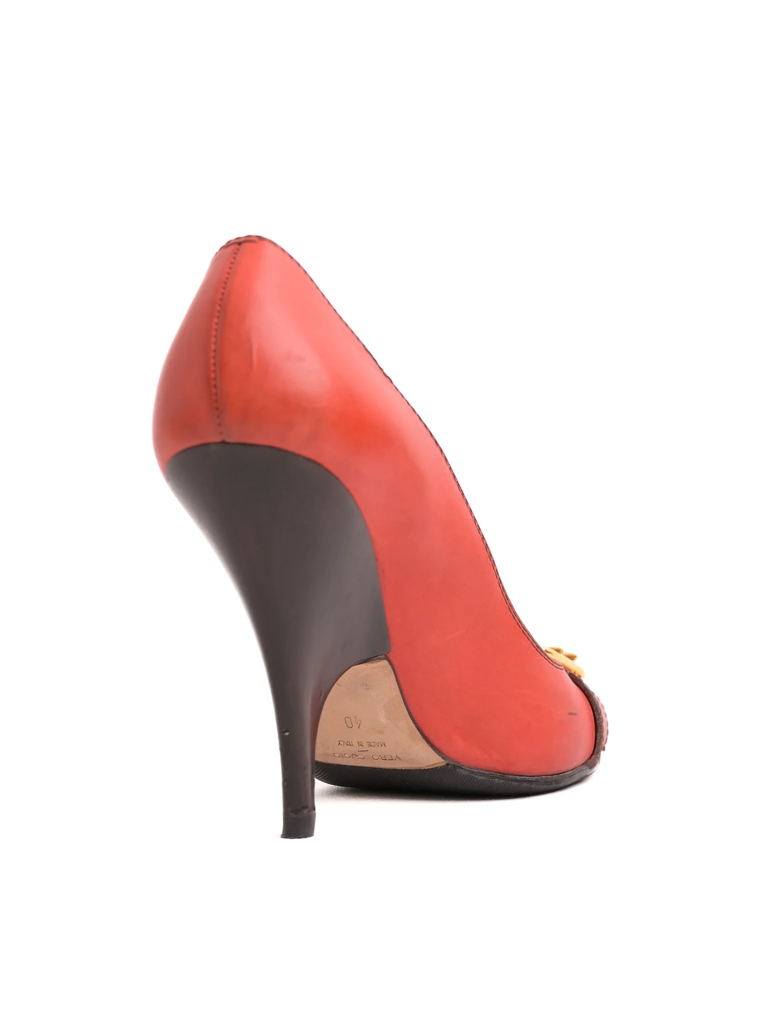 Giuseppe Zanotti Red Leather High Heel Pumps — 3