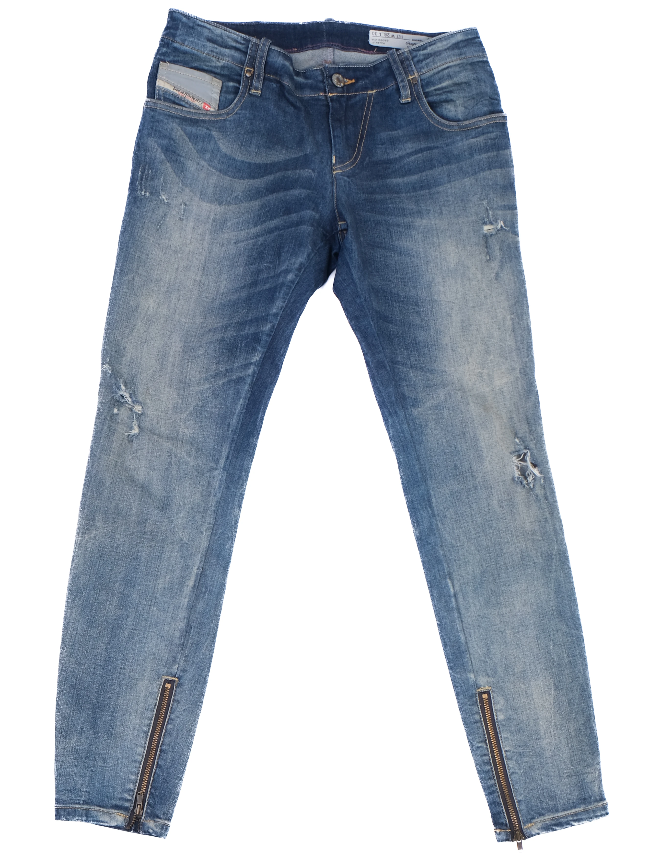 Diesel Blue Cotton Mom Jeans — 2