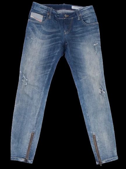 Diesel Blue Cotton Mom Jeans — 1