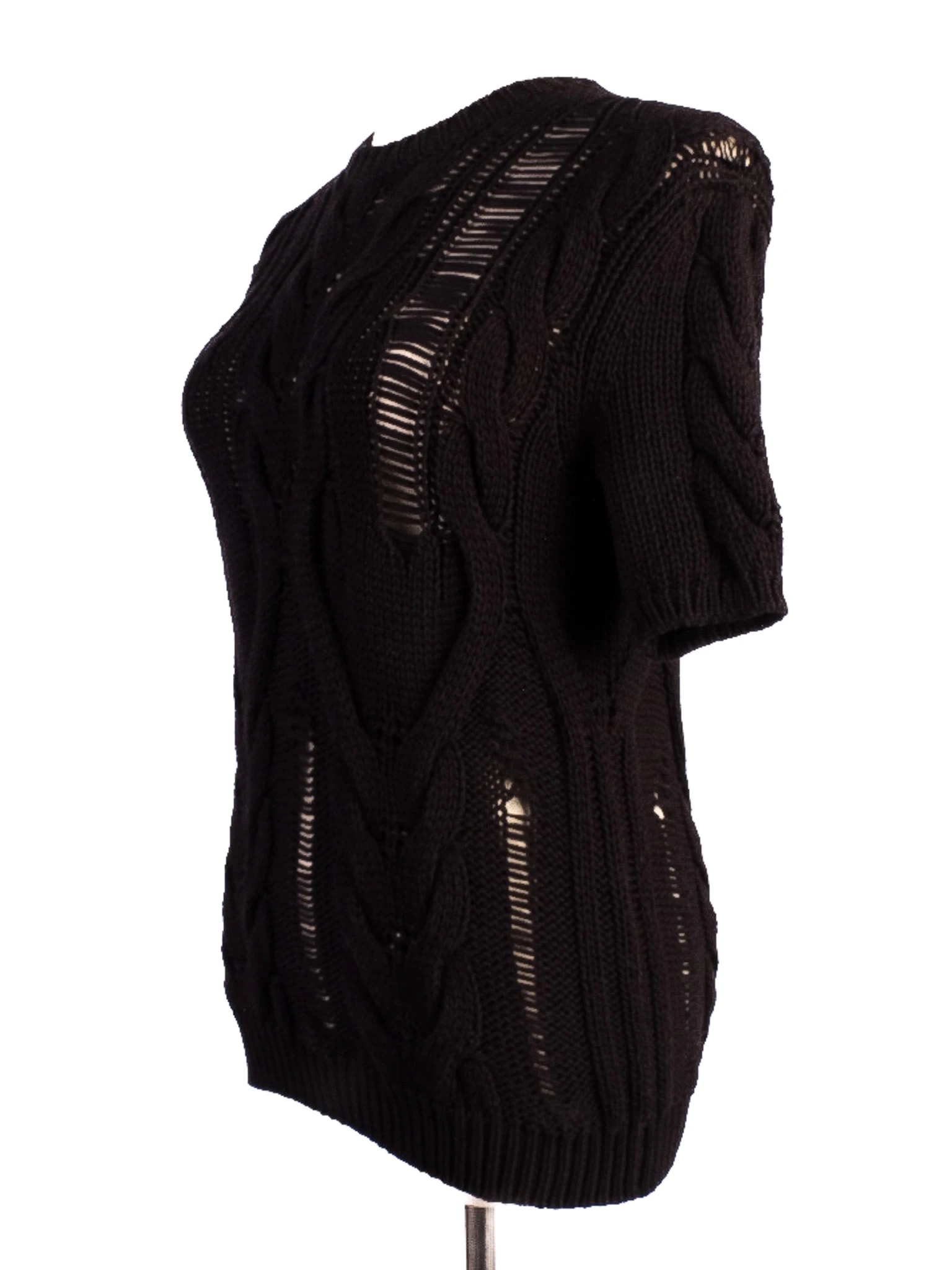 Max Mara Black Wool T-Shirt — 3