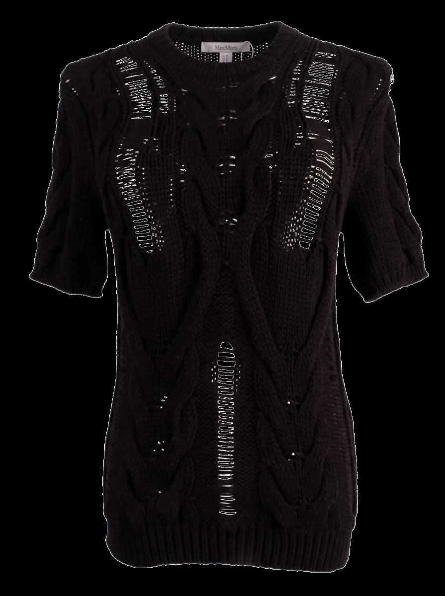 Max Mara Black Wool T-Shirt — photo 1