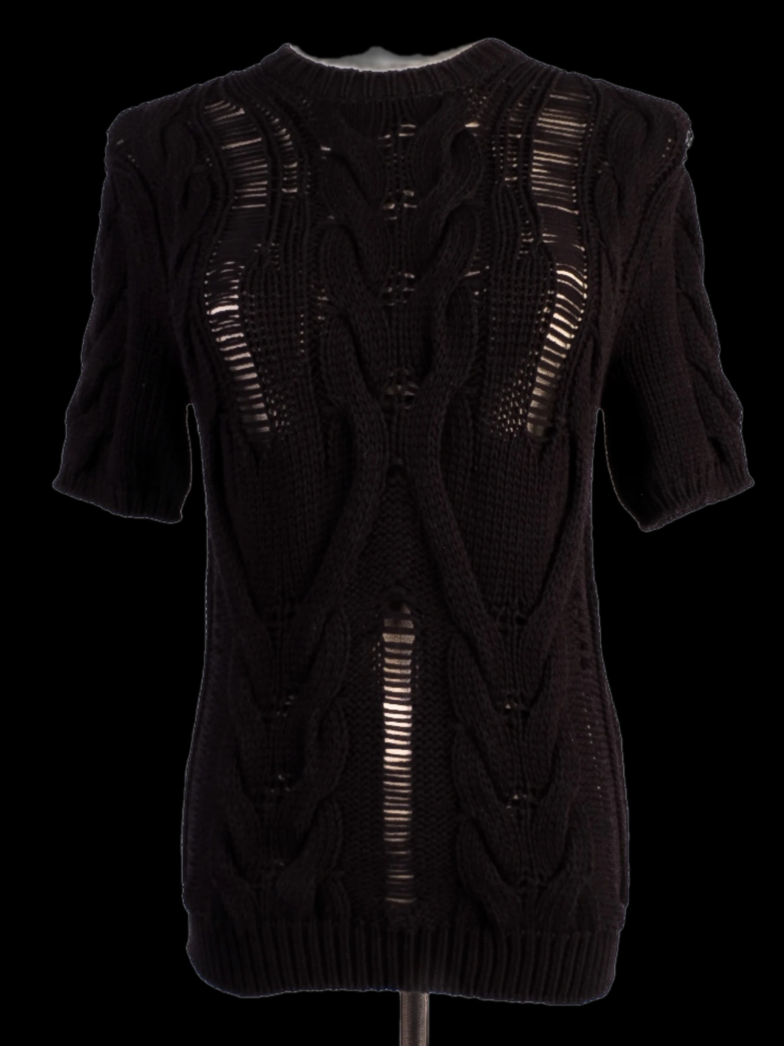 Max Mara Black Wool T-Shirt — 2