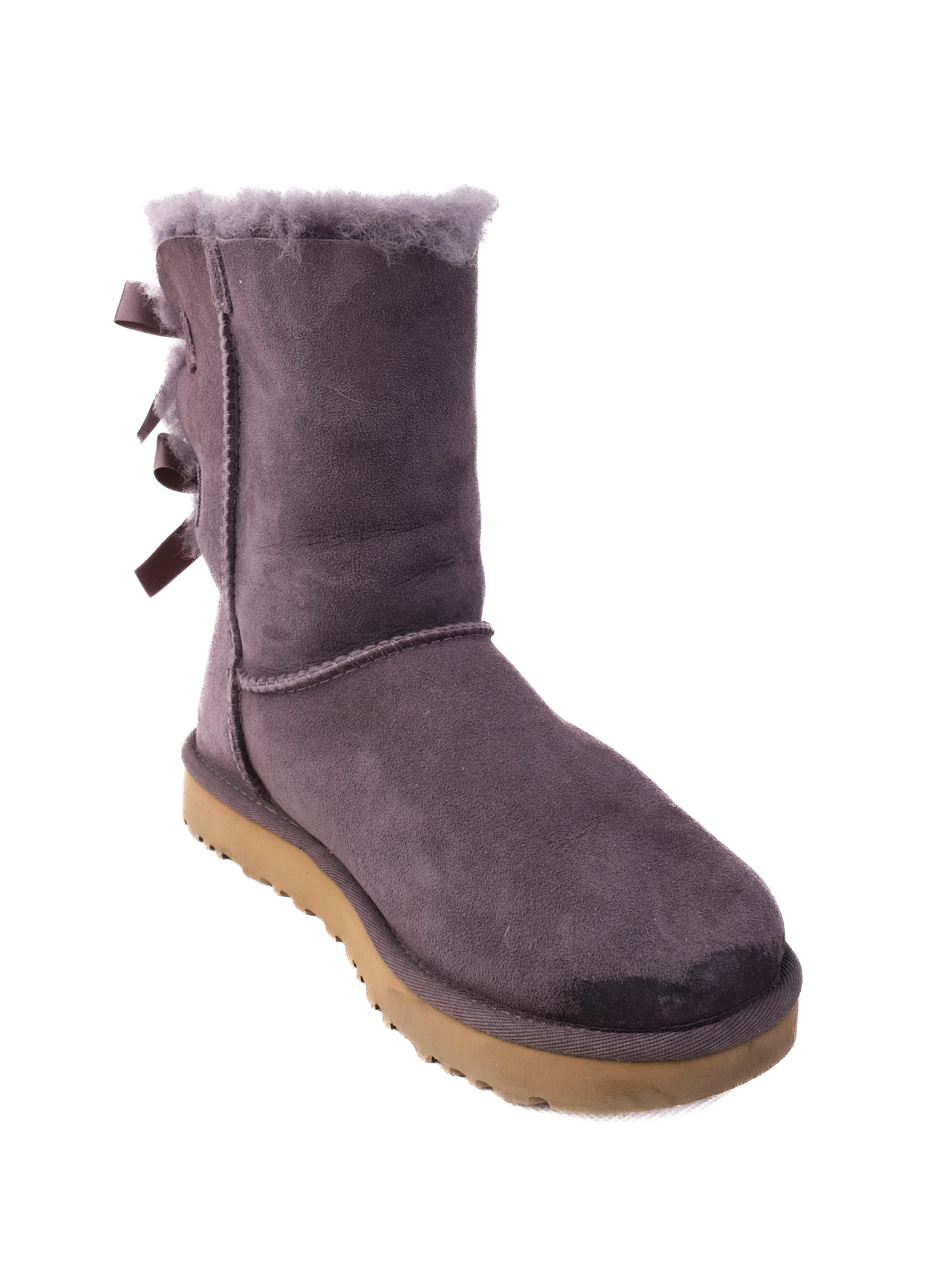 Ugg Purple Leather Boots — 3