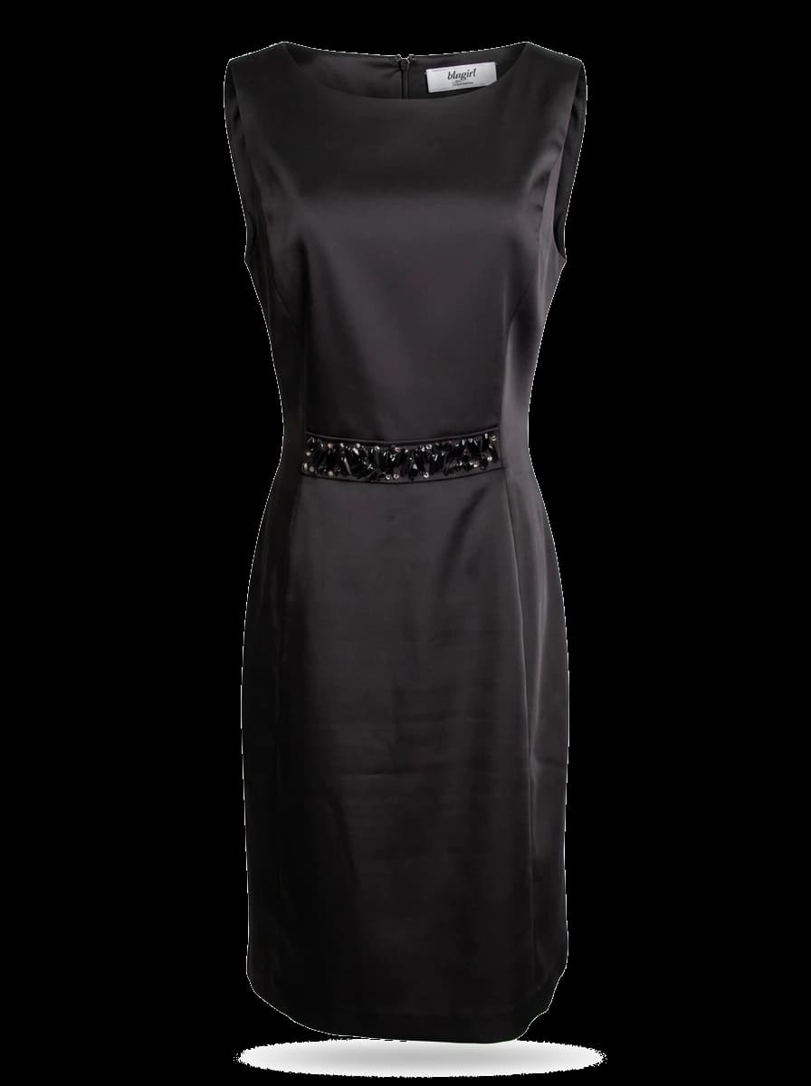 Blumarine Black Polyester Sleeveless Dress