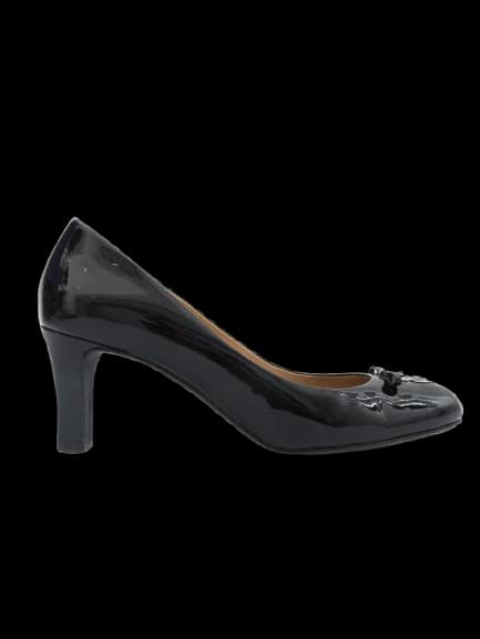 Armani Jeans Black Leather Pumps — photo 1