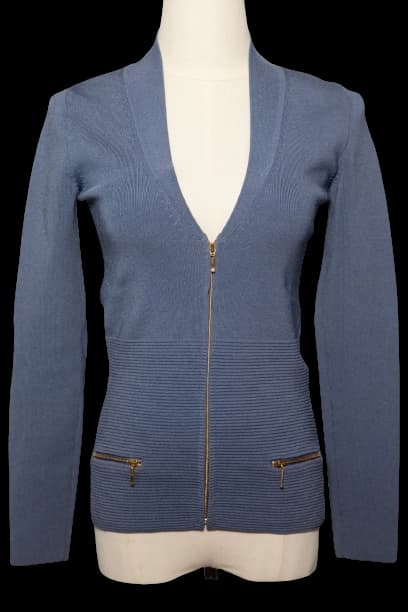 Reiss Blue Viscose Pullover