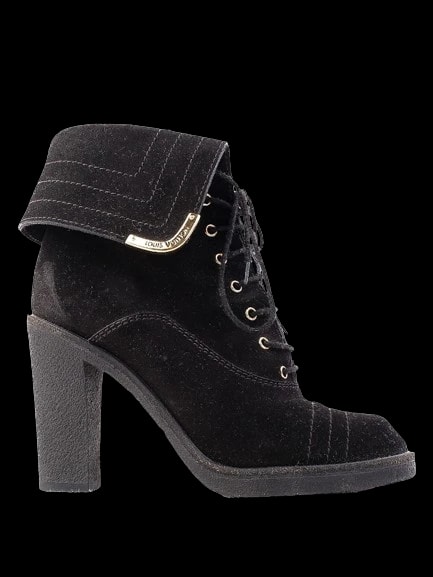 Louis Vuitton Black Leather Boots — 1