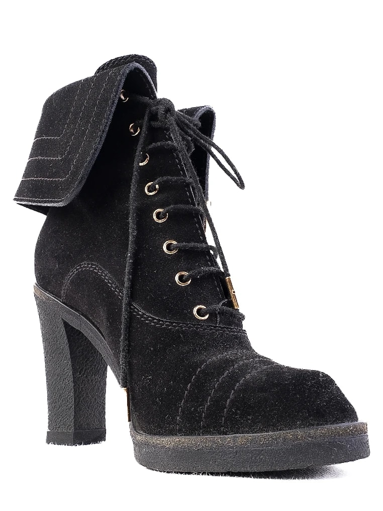 Louis Vuitton Black Leather Boots — 3