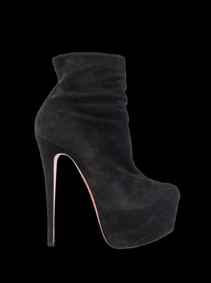 Christian Louboutin Black Leather Boots — photo 1