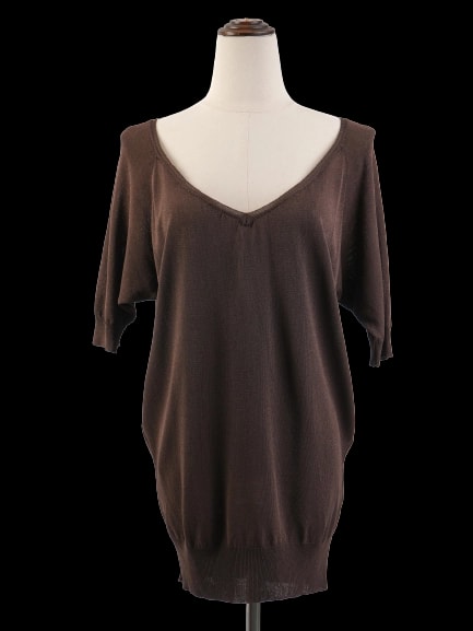 Max Mara Orange Viscose T-Shirt — 1