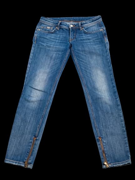 Ice Berg Blue Cotton Skinny Jeans — photo 1