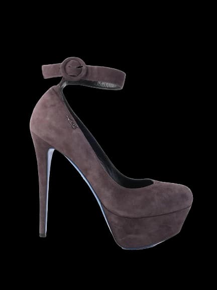 Easy by Loriblu Gray Leather Pumps