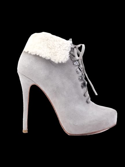 Lesilla Blue Leather Ankle Boots — photo 1
