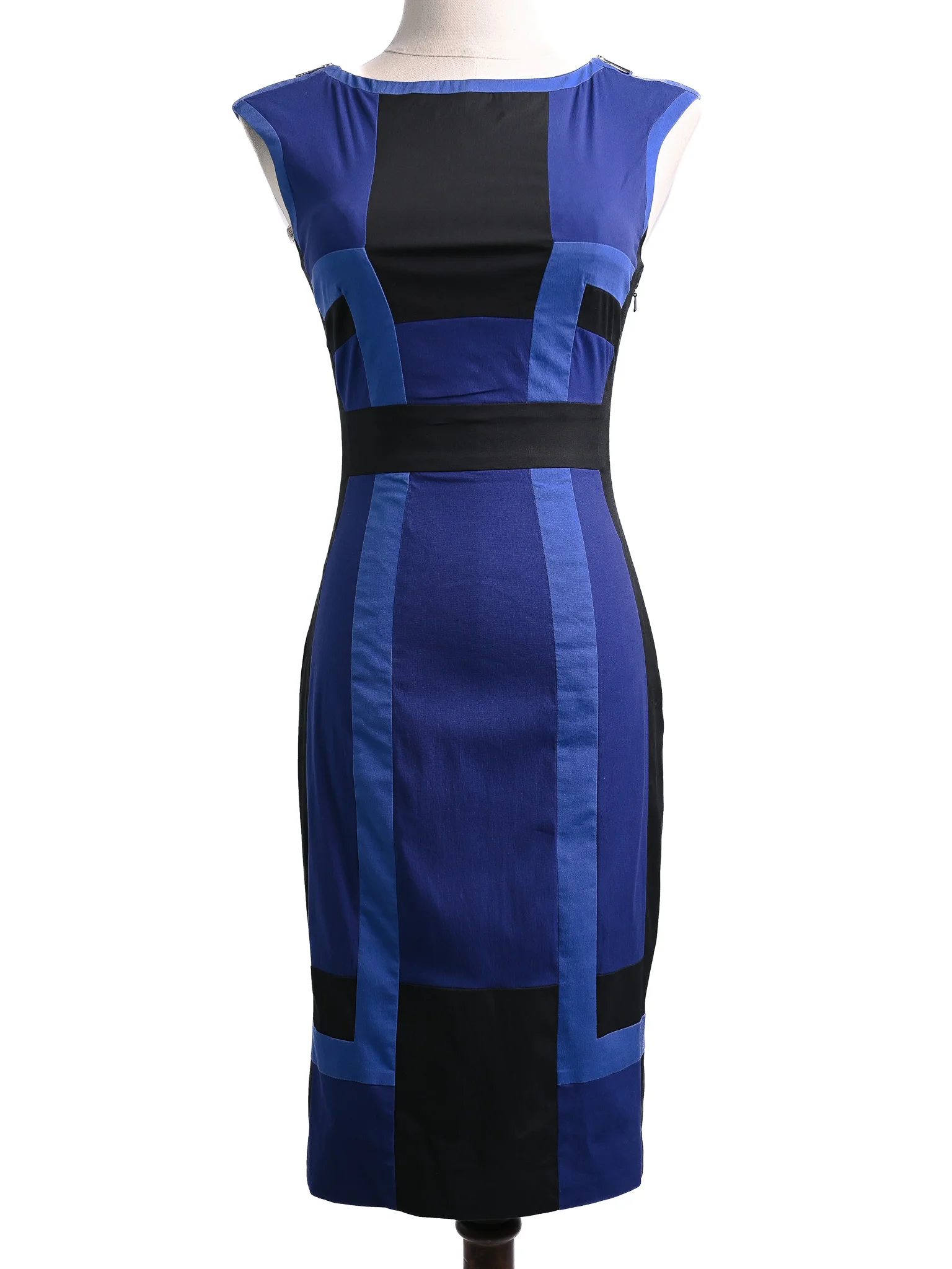 Karen Millen Blue Cotton Mini Dress — 2