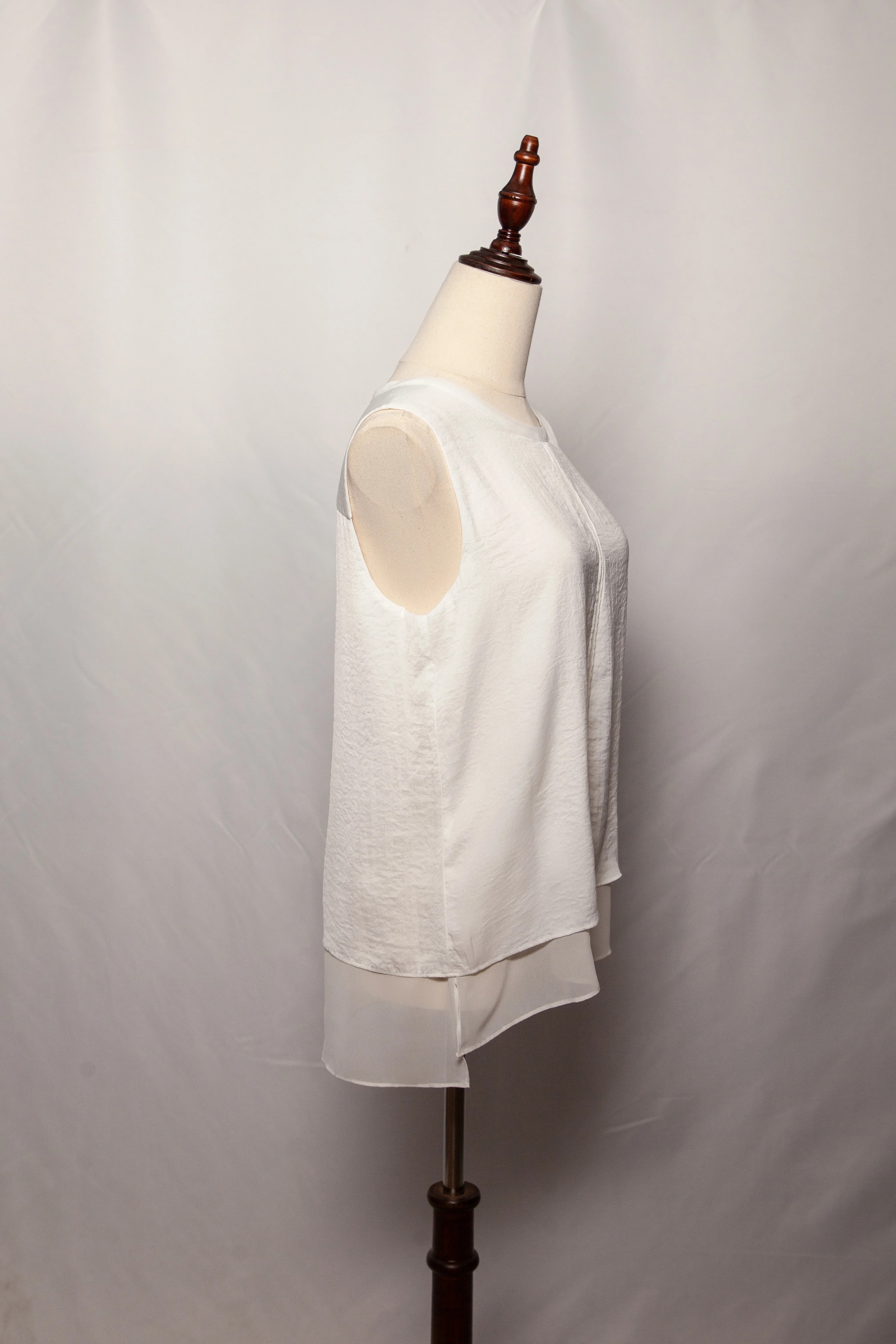 Violet + Claire White Polyester Blouse — 2