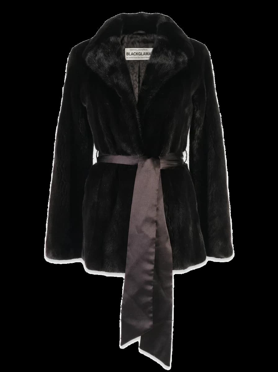 Blackglama Black Fur Coat — photo 1