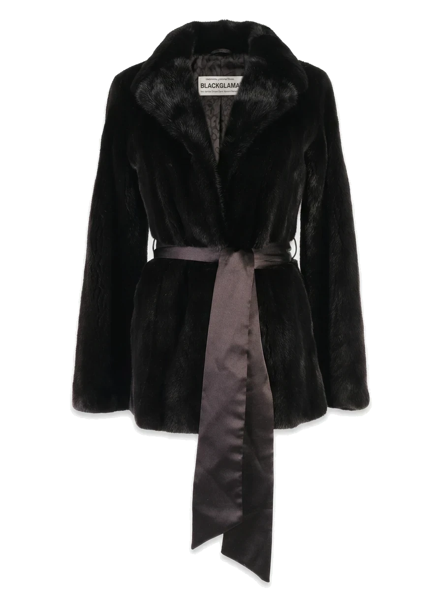 Blackglama Black Fur Coat — 1