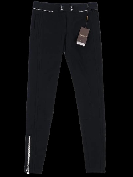 Gucci Black Cotton Trousers — 2