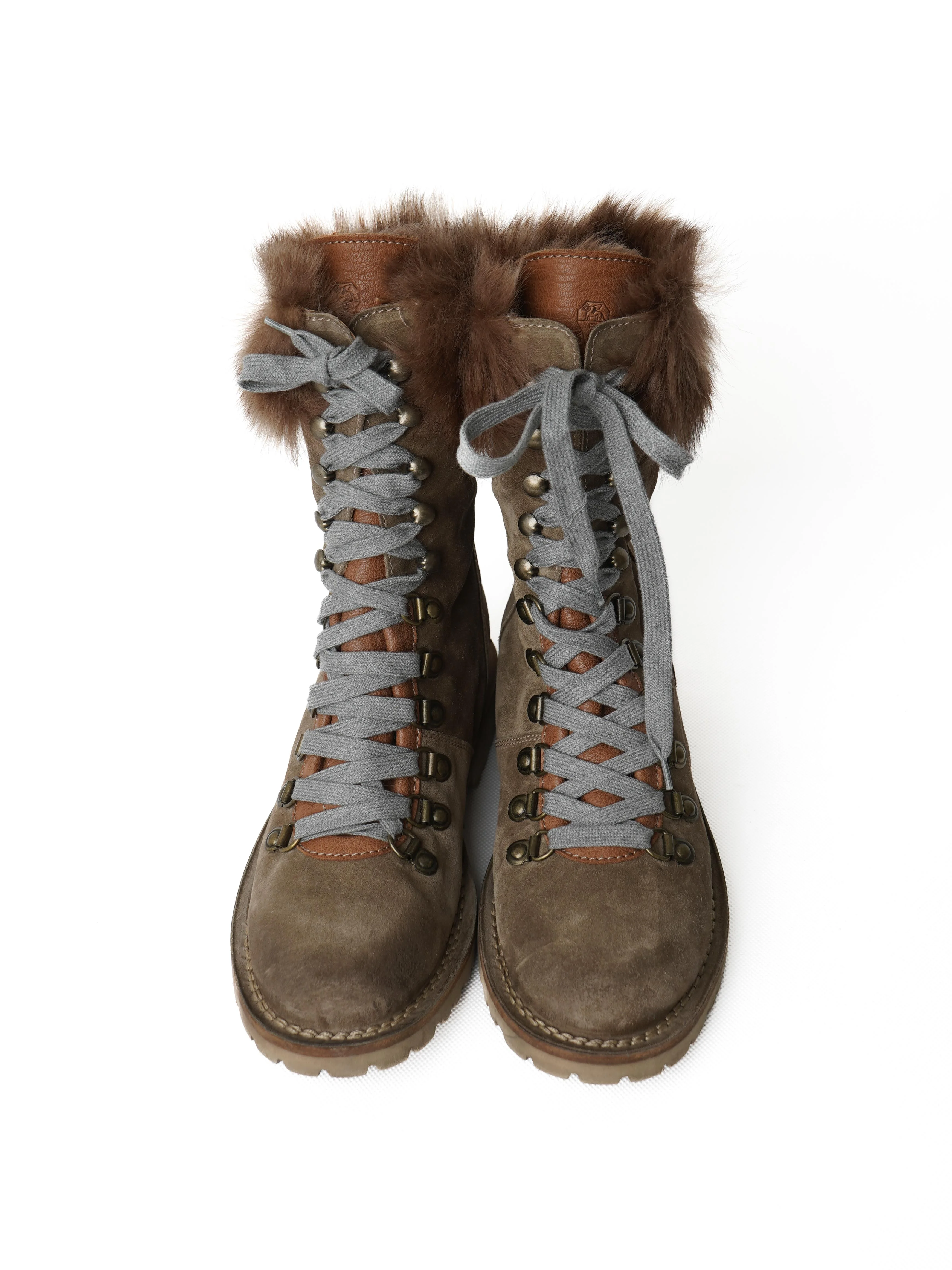 Brunello Cucinelli Green Leather Boots — 3