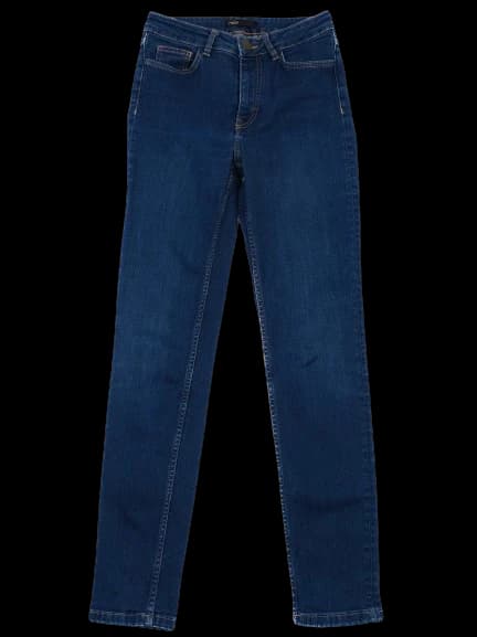 Maje Blue Cotton Mom Jeans