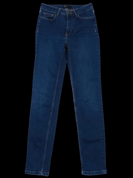 Maje Blue Cotton Mom Jeans — 1