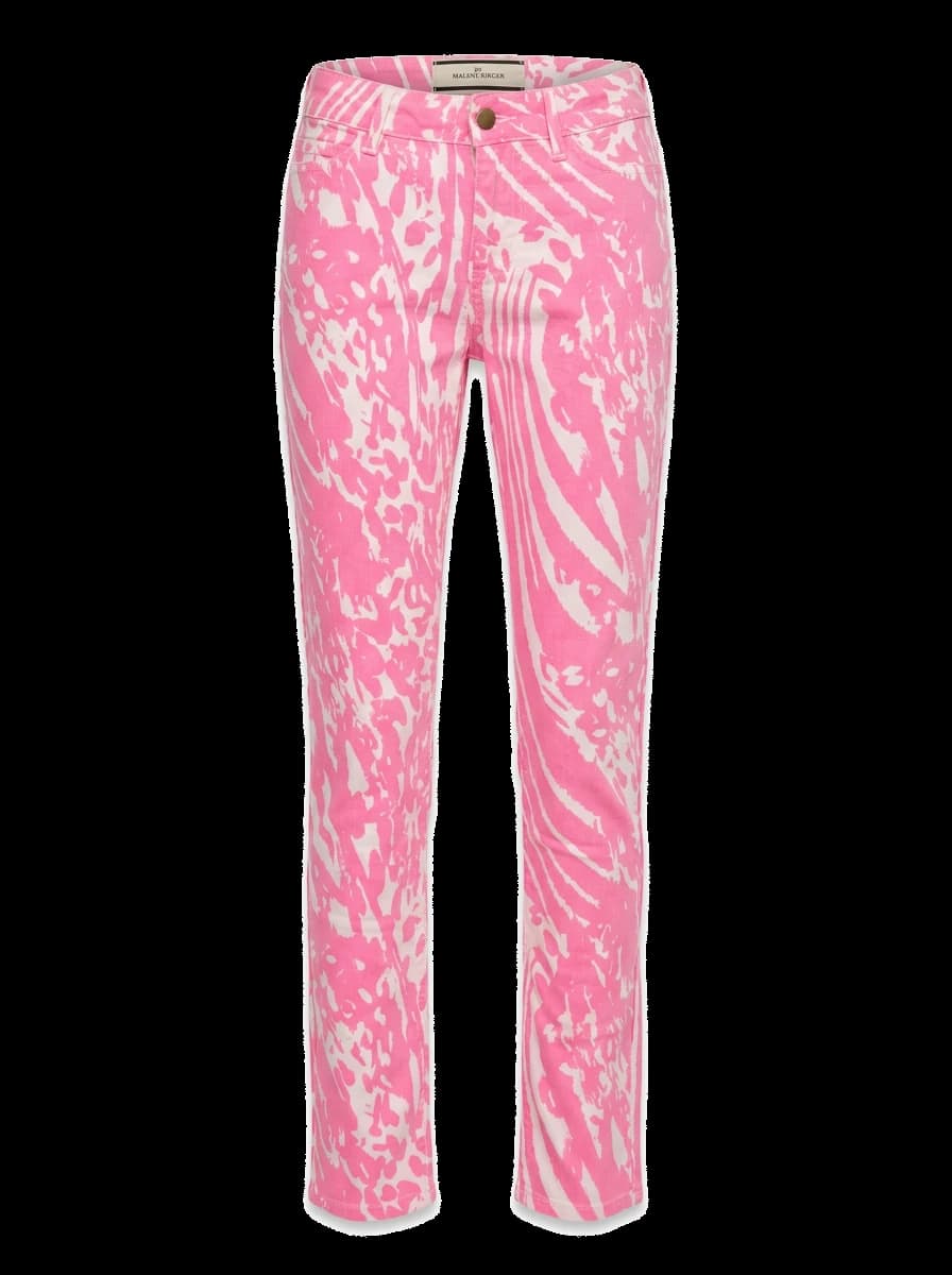 By Malene Birger Pink Cotton Straight Jeans — photo 1