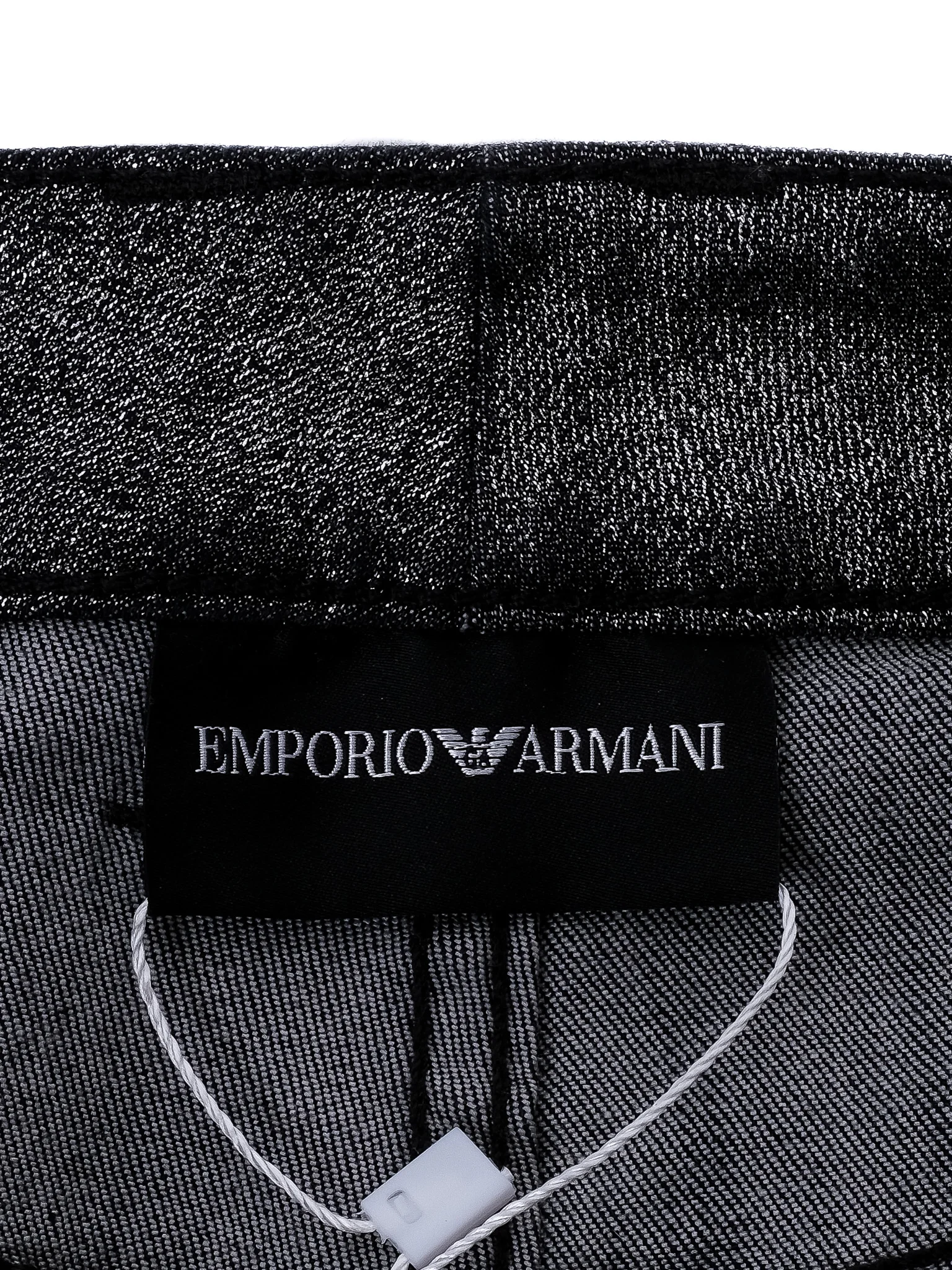 Emporio Armani Gray Cotton Casual Trousers — 2