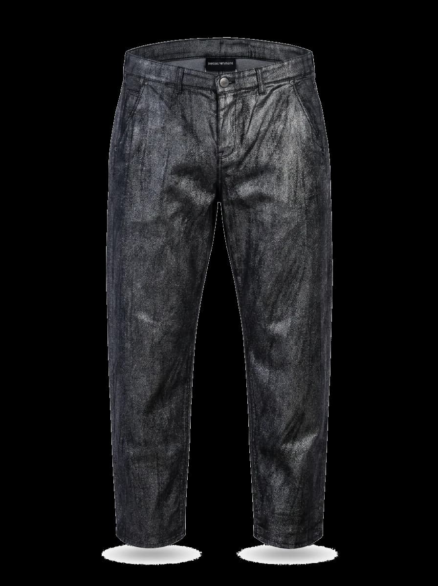 Emporio Armani Gray Cotton Casual Trousers — photo 1