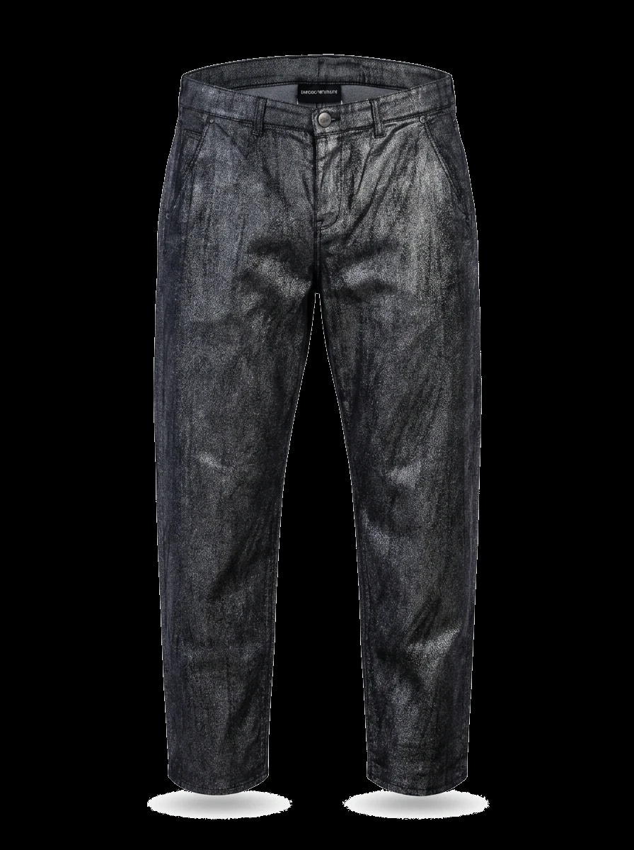 Emporio Armani Gray Cotton Casual Trousers — 1